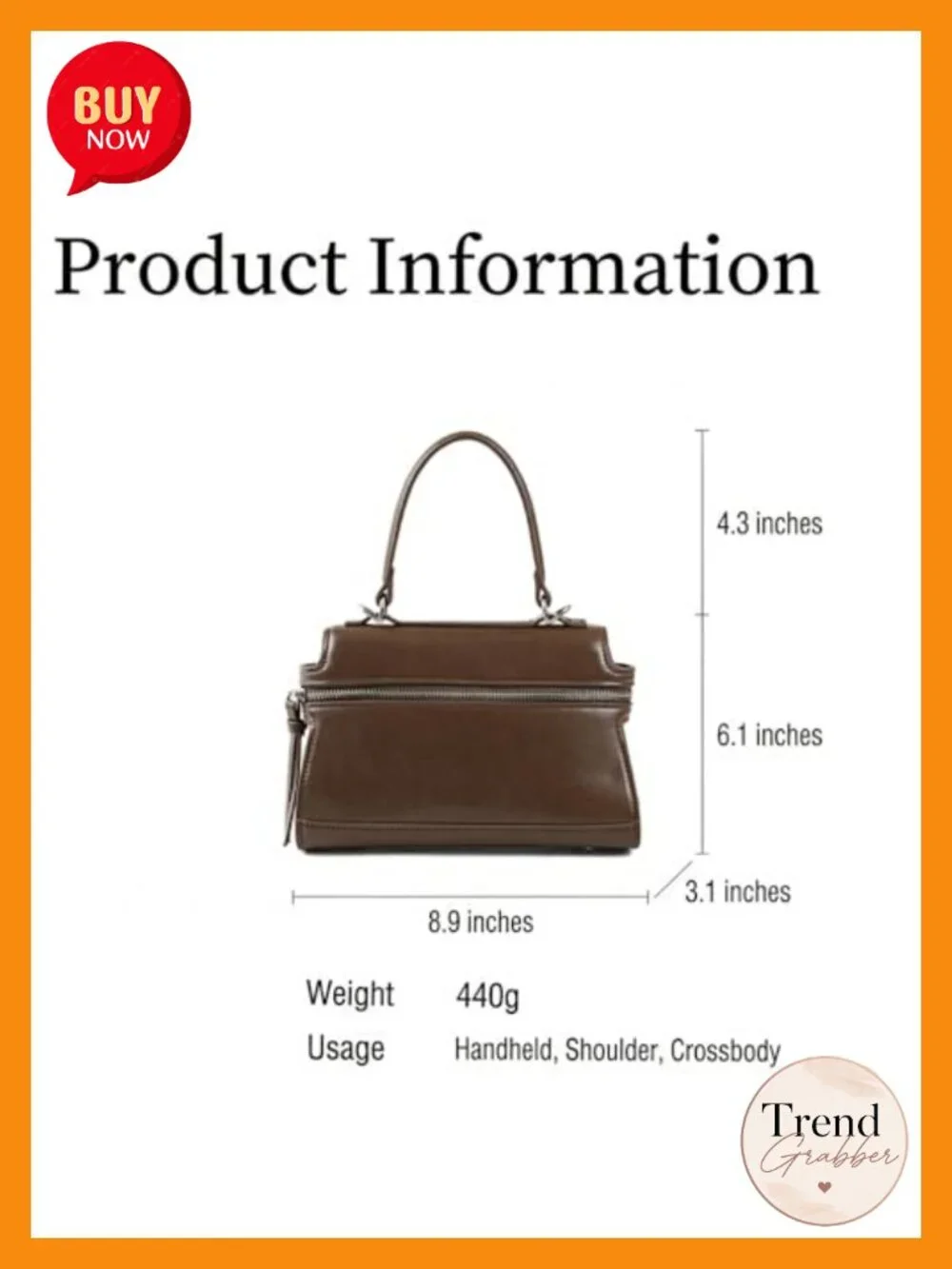 Structured Top Handle Satchel Vegan Leather Crossbody Bag Shoulder Purse